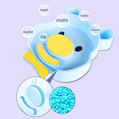 1 шт. Draagbare baby wassen bad Pasgeboren Leuke Cartoon ABS wawawafel Zuigelingen Wassen Ass Hoofd Bad groothanдель # TC|Детские