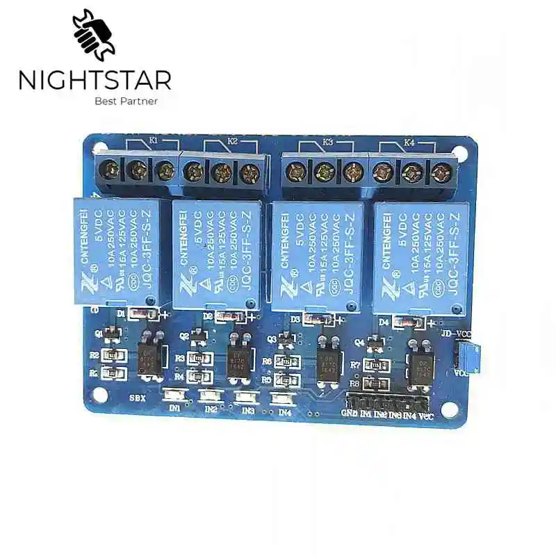 

5V DC ESP8266 Four Channel Relay Module & ESP-01 WIFI Module for Smart Home Intelligent Furniture 4 Channel WIFI Relay Module