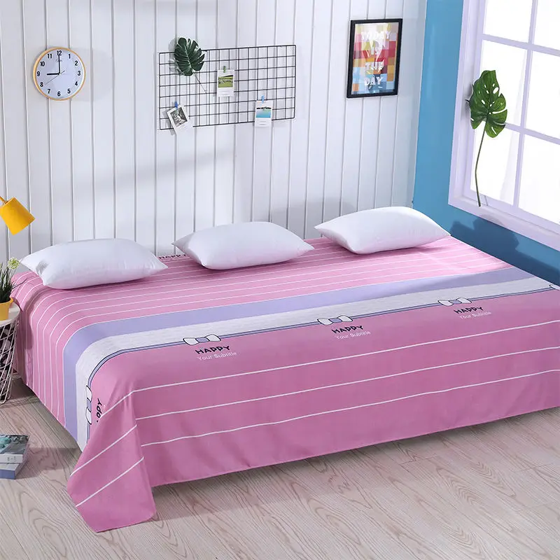 

[Three-piece bed sheet pillowcase] Large size bed sheet tatami bed sheet single piece sanding non-slip thick soil kang