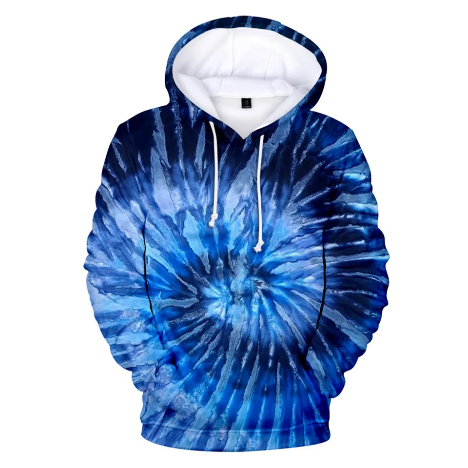 3D Printed Tie Dye Flashbacks Hoodie Mens Colorful Psychedelic Hoodies Sweatshirt Girls Oversized Pullover womens sweetshirts