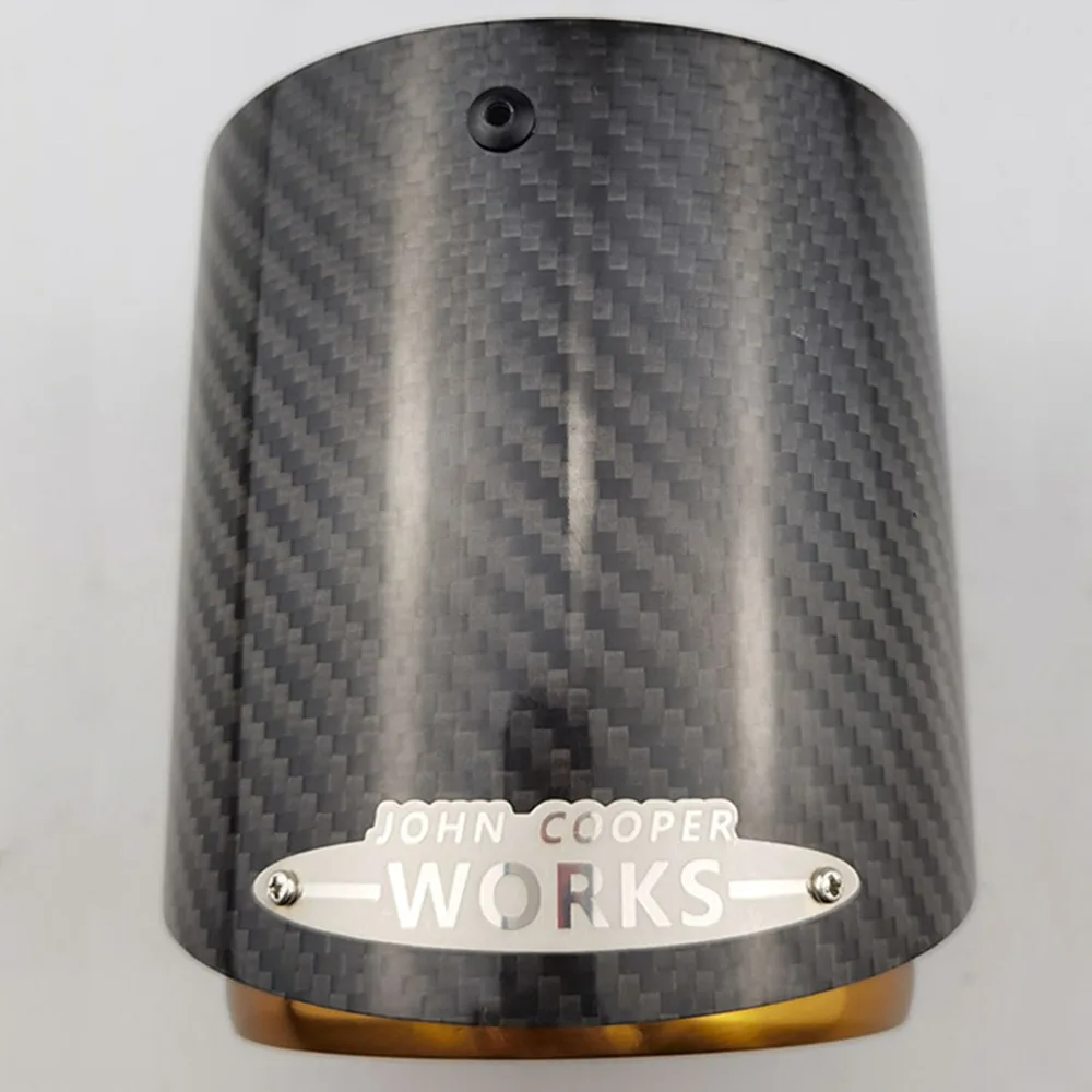 Наконечник глушителя из углеродного волокна 1 шт. подходит для Mini Cooper наконечник