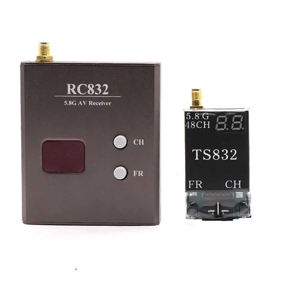High quality 48CH 5.8G 600mw 5km Wireless AV Transmitter TS832 +RC832 Receiver +1000TVL camera for FPV Multicopter Aircraft | Игрушки и