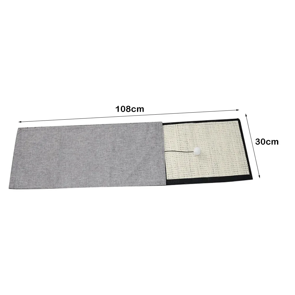 

108x30cm Cat Scratch Board Sisal Furniture Bed Mattress Protector Table Chair Sofa Legs Mat Cat Kitten Scratching Toy Scratcher