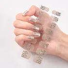 Наклейки для ногтей, 22 наконечникалист, однотонные, с рисунком, самодельные дизайнерские наклейки для ногтей, Набор наклеек для ногтей художественное оформление ногтей