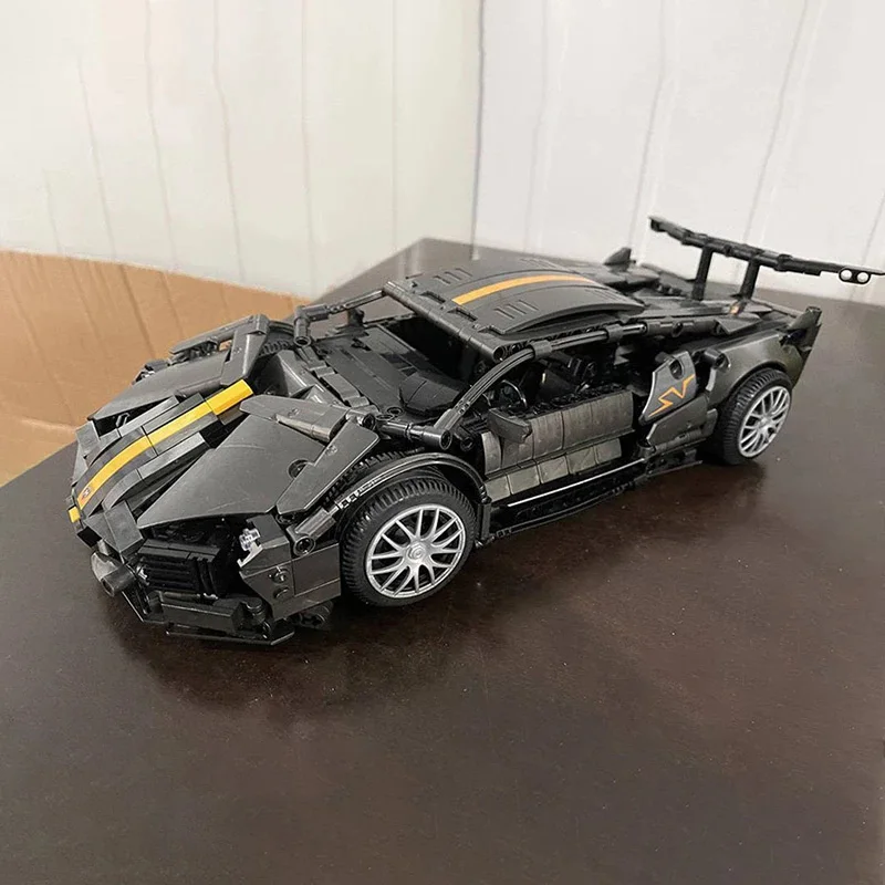 

Toys Building block Super racing car bat model Creative high-tech series Small particles boy assembling Brick Gift for boyfriend