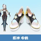 Искусственные аксессуары Shen He Shoes для косплея, искусственные аксессуары для Хэллоуина, Лолиты, ShenHe, подарок