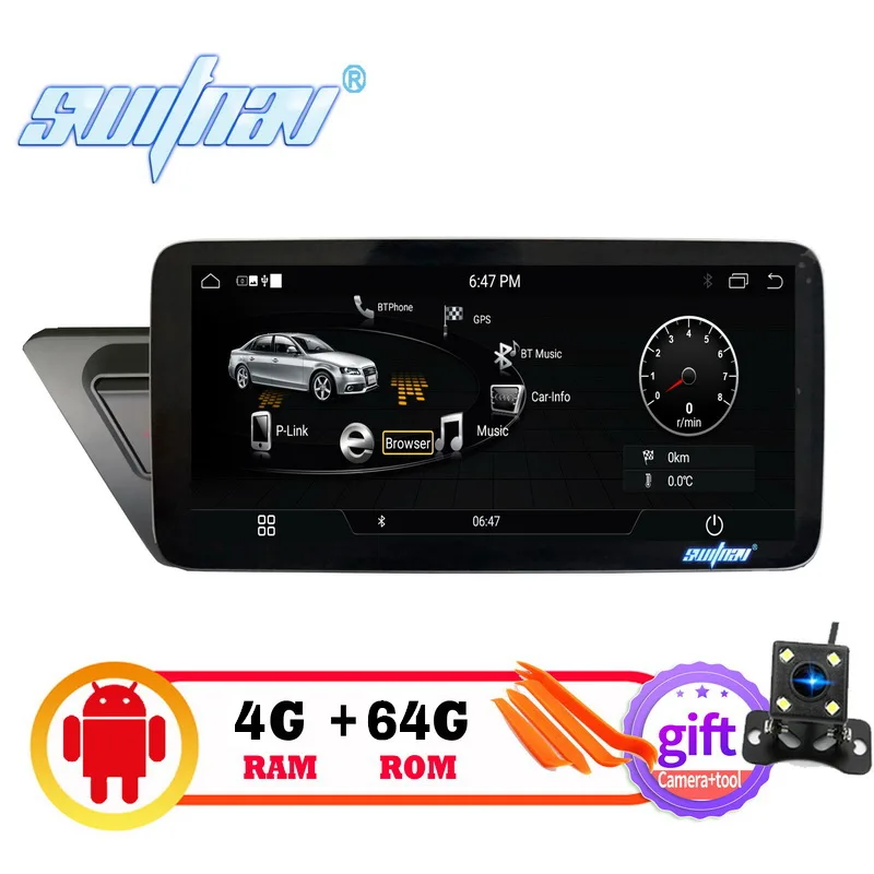 Автомобильный DVD плеер 4 Гб + 64 ГБ Android 10 0 для AUDI A4L A5 A4 S4 RS4 2009 2016|Автомагнитолы| |