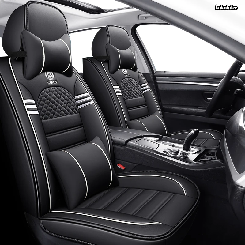 

Кожаный чехол для автомобильного сиденья kokololee для Chery a3 a5 amulet cowin e5 qq6 tiggo 2 3 5 7 fl t11 из 2018 2017 2016 2015, автомобильные сиденья