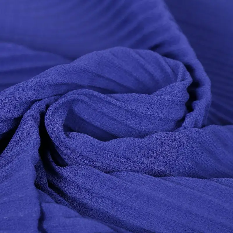 Новый Хиджаб для мусульманок длинный шарф шаль обертывание морщинка складки