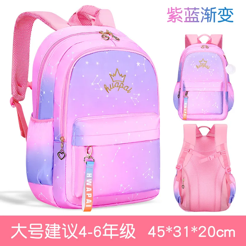 

waterproof Children School Bag Girls Kids Primary school backpack princess Orthopedic Backpack schoolbag kids Mochila Infantil