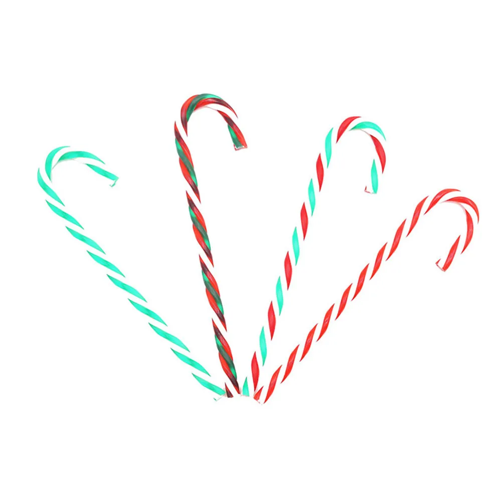 

1PCS Candy Cane Christmas Tree Hanging Decor Xmas Prop Ornaments Christmas Pendant Drop Ornaments Plastic Candy Cane 15CM