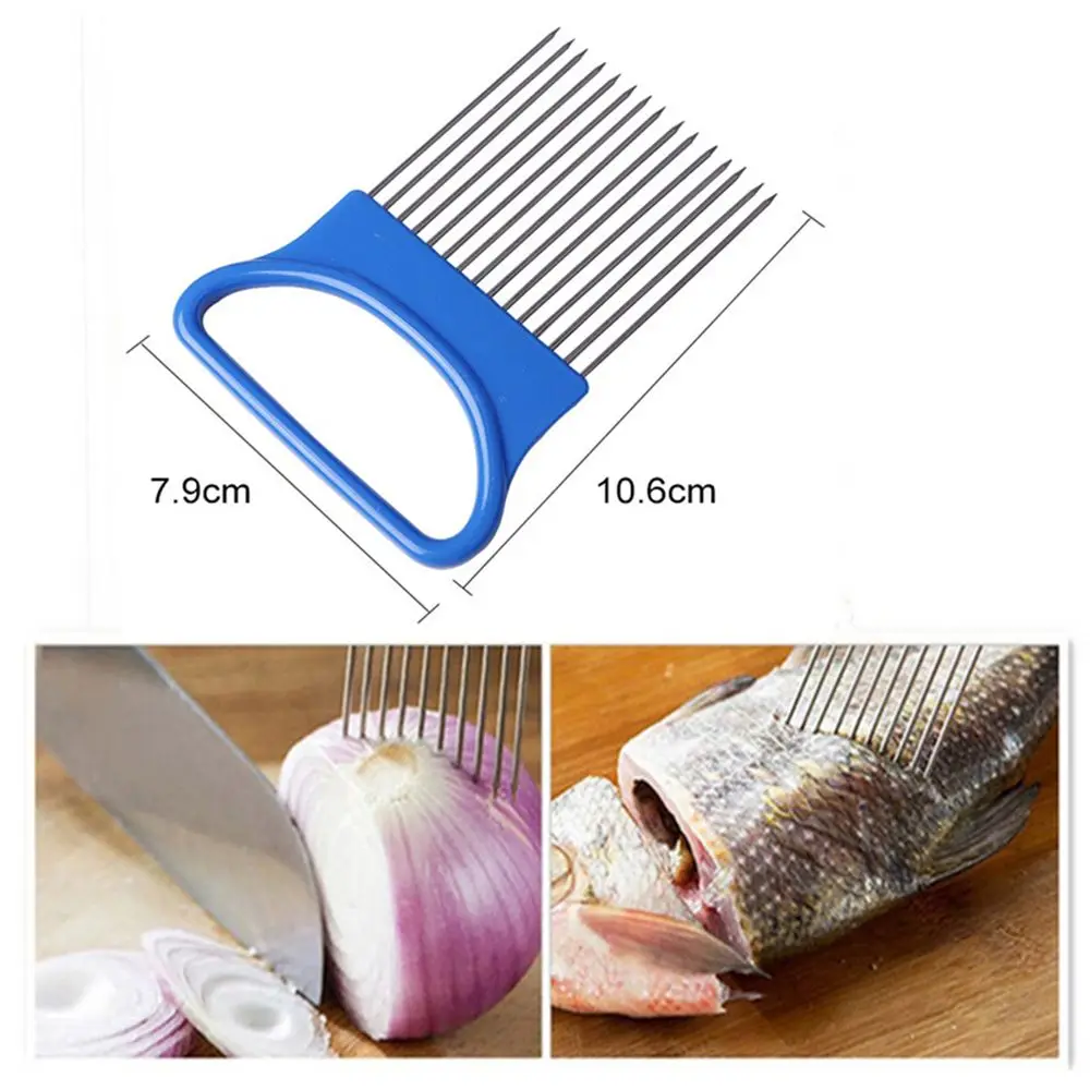 1 шт. держатель для лука вилка из нержавеющей стали и пластика|Шредеры слайсеры| |