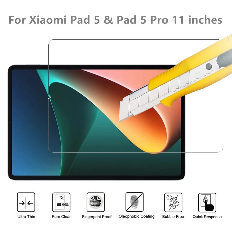 For Xiaomi Pad 5 Pro 2021 11.0 Inch Tablet Protective Film for Xiaomi Mipad 5 Pro Mi Pad 5 Tempered Glass Screen Protector