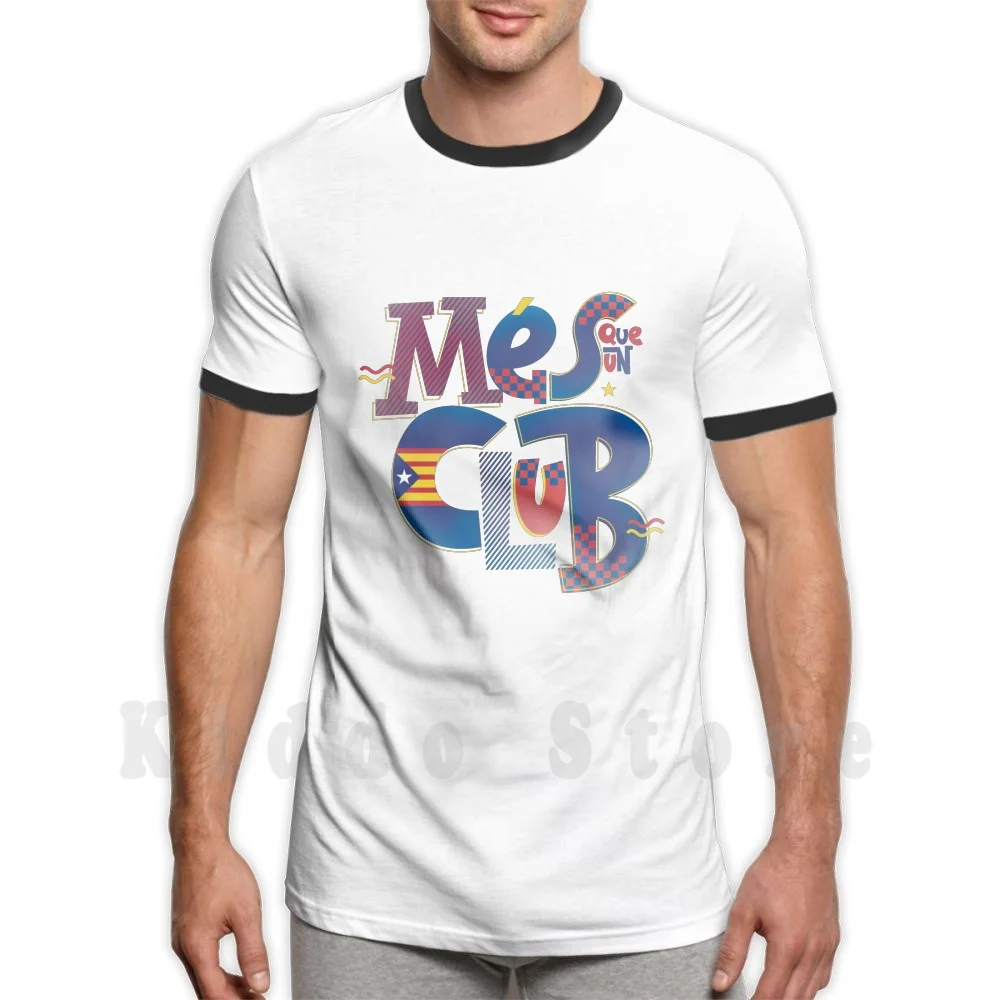 Футболка Més Que Un Club Мужская хлопковая футболка S-6xl Spain Espa? Каталу? Каталонский ЭССА?