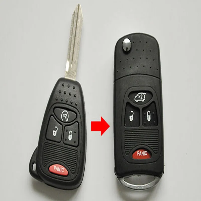 Раскладной чехол с 4 кнопками и дистанционным управлением для Chrysler Sebring Pacifica Dodge
