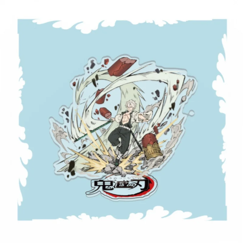 

Anime Demon Slayer Hashibira Inosuke Rengoku Kyoujurou Acrylic Stand Figure Model Plate Display Desktop Decor Cosplay Cartoon