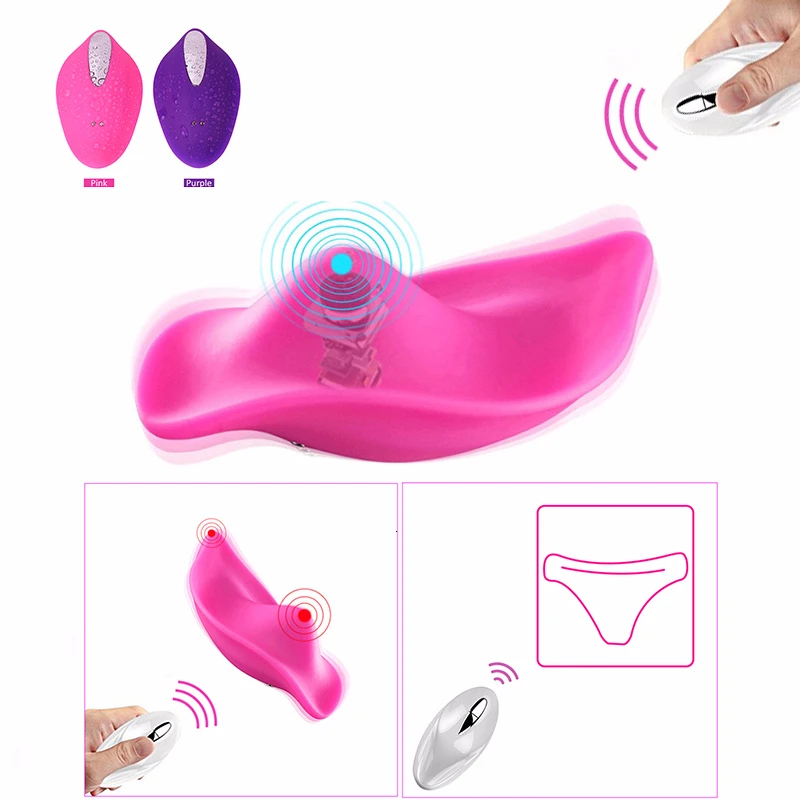 Портативный Стимулятор клитора невидимые тихие трусики вибратор беспроводной