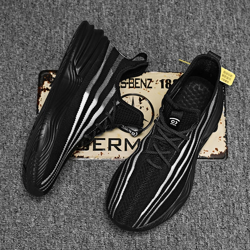 

Summer Sneakers Leisure Shoes Fashion Men Casual Zapatos Casuales Black Sneakers 2020 Mens Trainers Sport Men's White