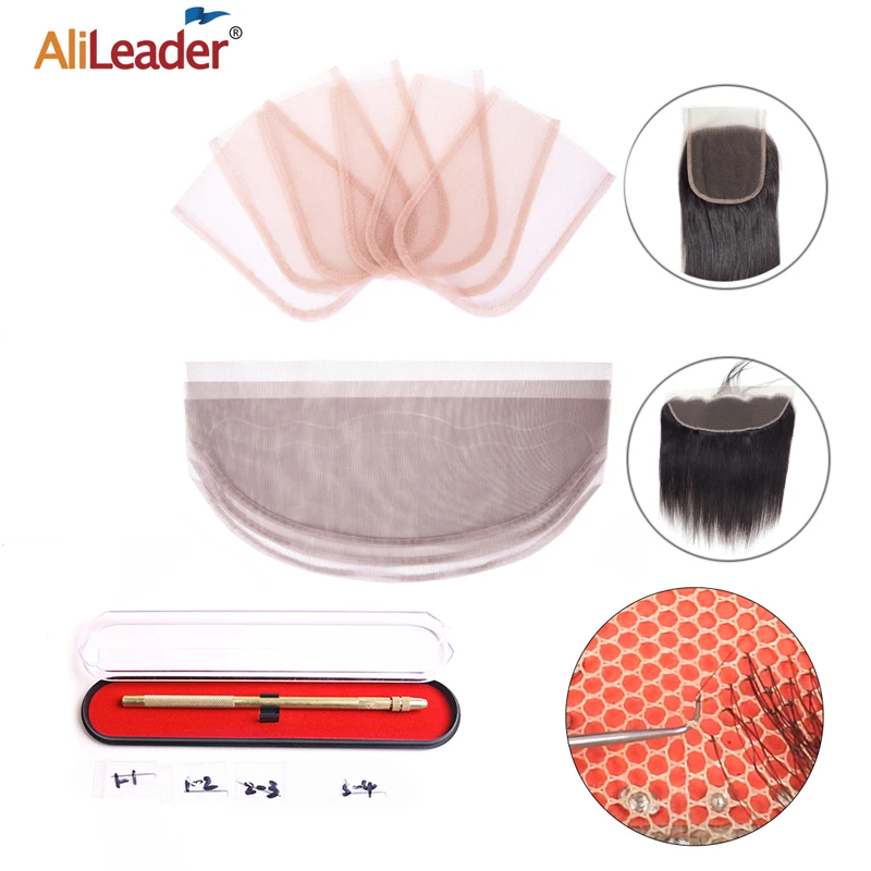 Плетеные вентиляционные иглы и держатель Alileader профессиональная игла для