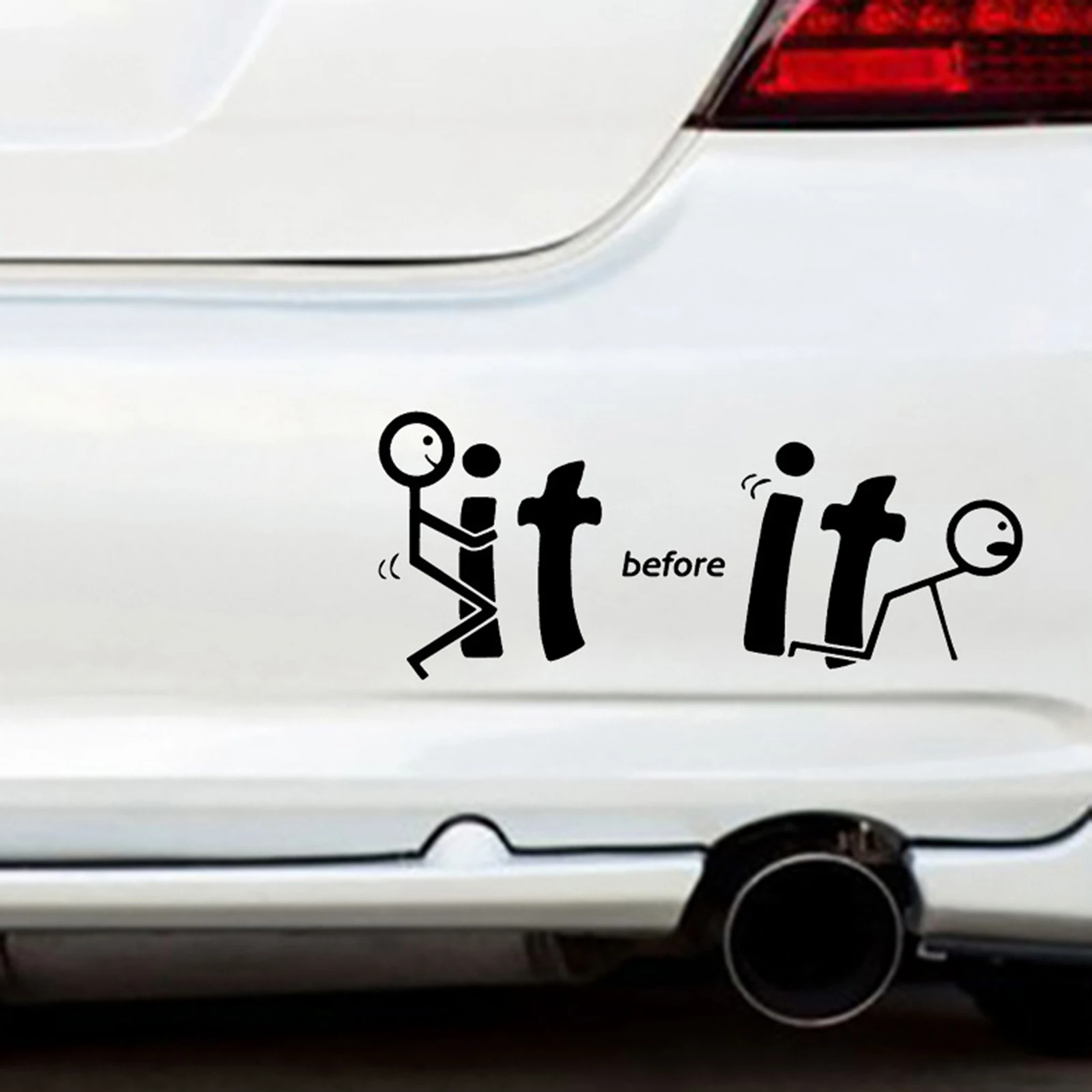 -It before It Fu-cks You Vinyl Decal Window for Car Truck | Автомобили и мотоциклы