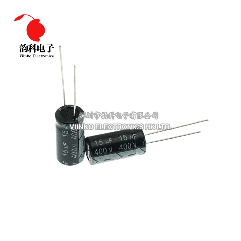 400V Алюминиевый электролитический конденсатор 1 мкФ 2 3 4 7 6 8 10 15 22 33 47 68 82 100 120 150 220