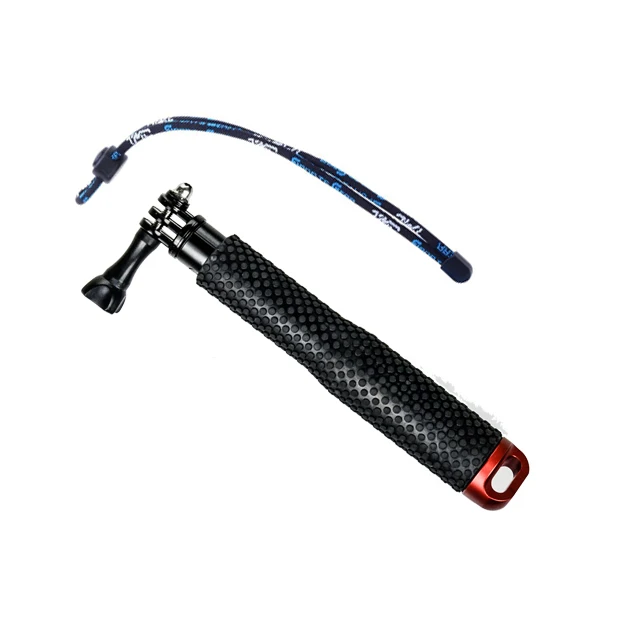 Портативный монопод для селфи для GoPro Hero 8 7 6 5 Yi 4K Sjcam M10 Sj8 Eken H9 DJI Osmo аксессуары для экшн-камеры Go Pro - Цвет: Красный цвет