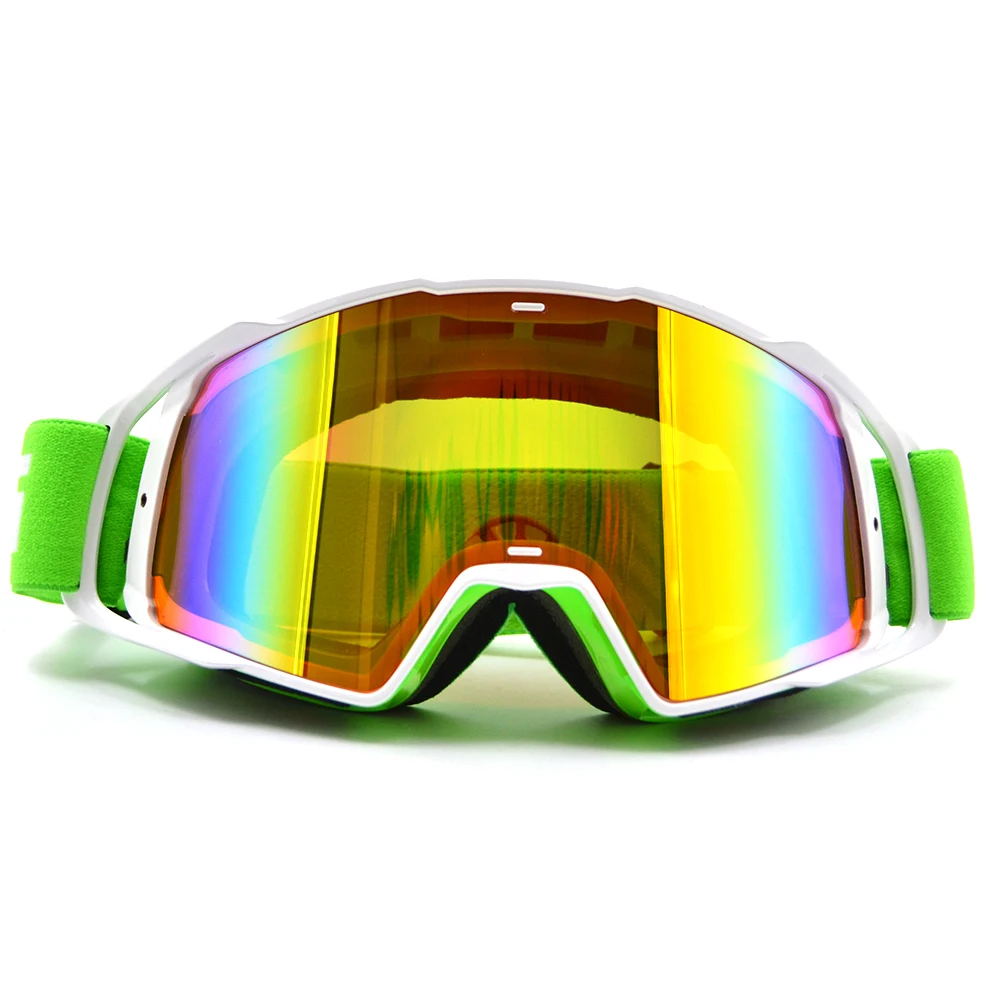 GR-WH Очки для мотокросса Gafas Открытый внедорожный грязный велосипед очки MX очки лыжный снегоход ATV очки для мотоциклетных шлемов - Цвет: GR-WH