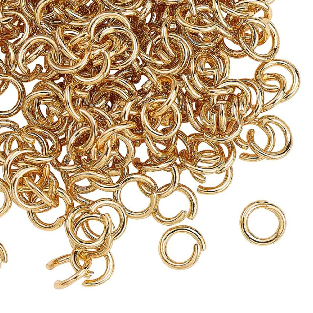 

200Pcs 3/4/5/6/8mm Stainless Steel Open Jump Rings Split Rings Connectors For DIY Jewelry Making Accessories Findings Supplies