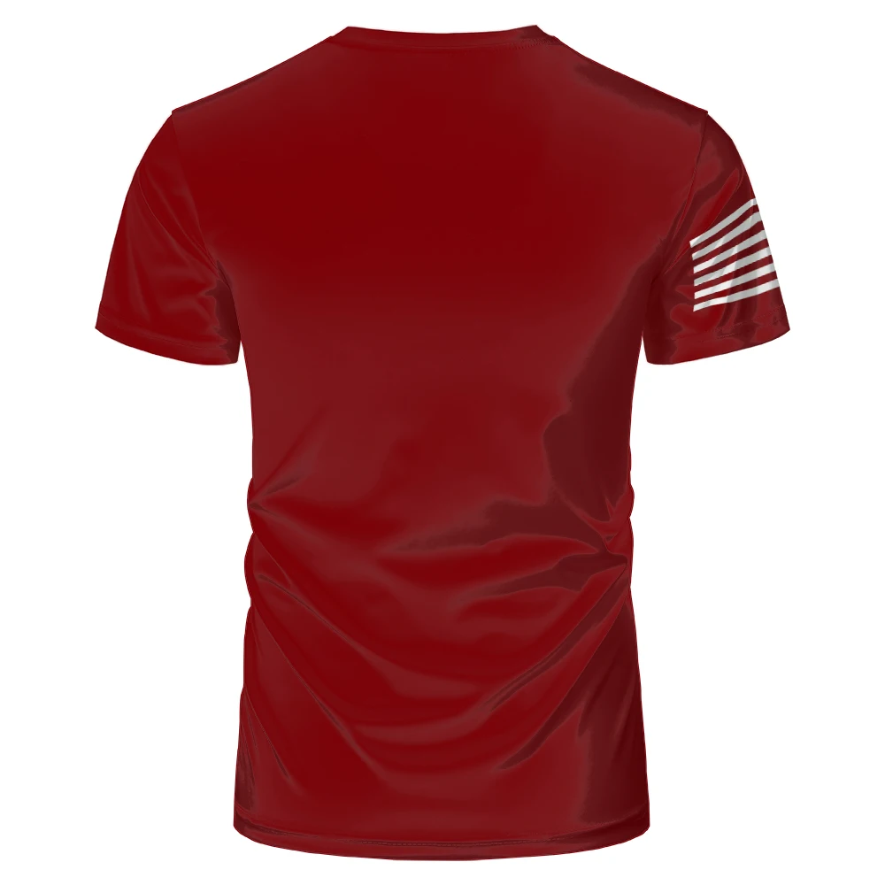 

Multiple Colors Oversized USA Flag 3D Printing T-Shirts Personalized 2021 Summer Street Menswear Short-Sleeved Loose Top T-Shirt