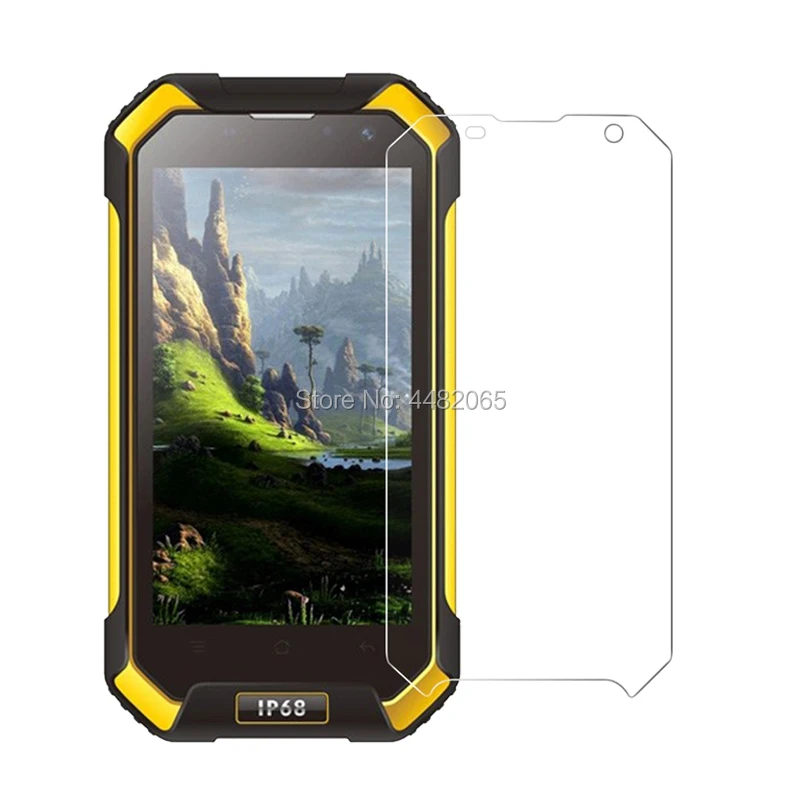 

2pcs/lot 2.5D 9H Front Tempered Glass For blackview bv6000s Screen Protector Clear On protective film For blackview bv6000s
