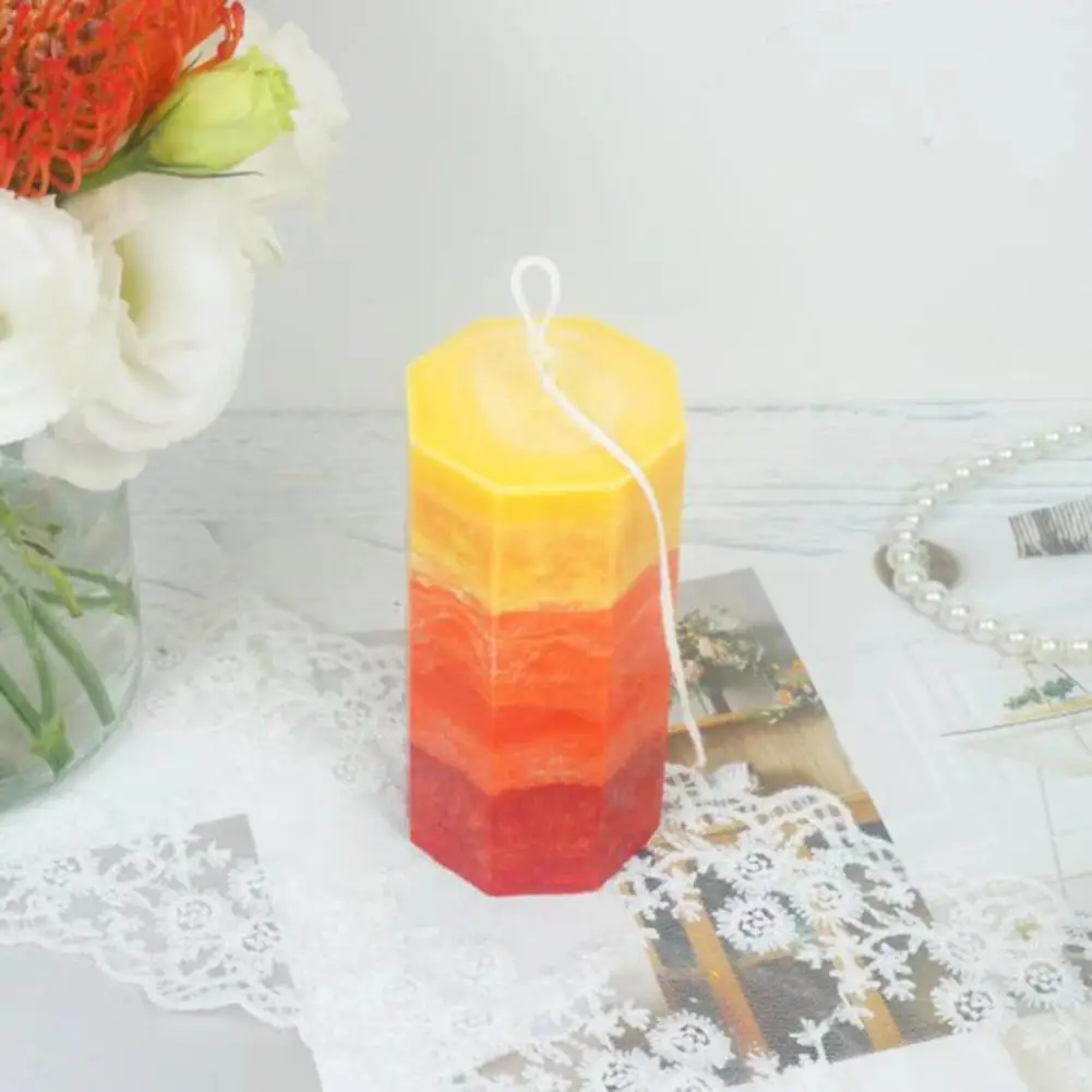 Шестигранная форма для свечи ручной работы 3D силиконовая мыла DIY пластырь