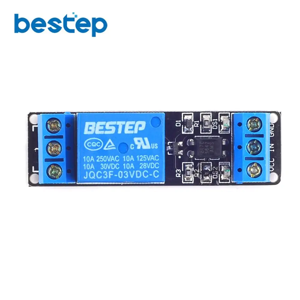 1 канальный релейный модуль 3 в В низкоуровневый триггер с оптроном выход