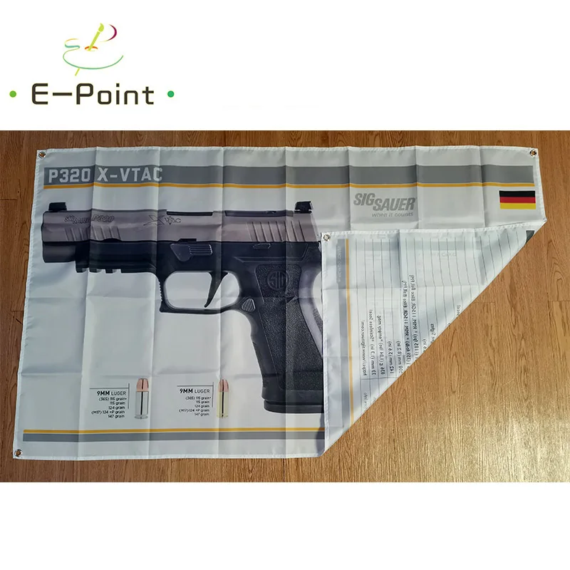 Sig Sauer P320 X-VTAC Gun флаг 3 фута * 5 футов (90*150 см) размер рождественские украшения для
