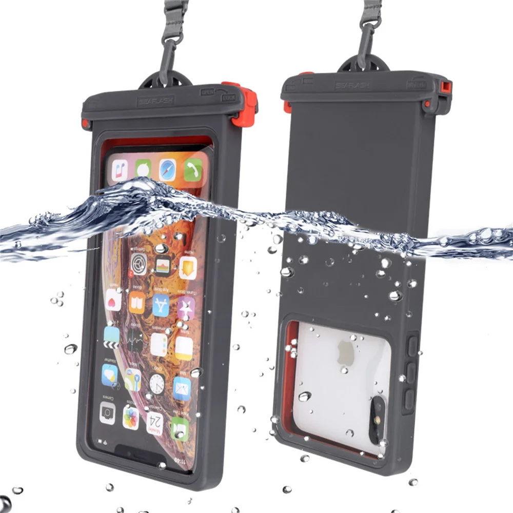 

Waterproof Phone Case Underwater Diving Bag for iPhone Pro Max Samsung Xiaomi Redmi Swim Universal Protection Cover Pouch