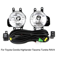 fog light kit for toyota corolla highlander tacoma tundra rav4 2016 front bumper fog lamp bulb with relay wiring harness switch