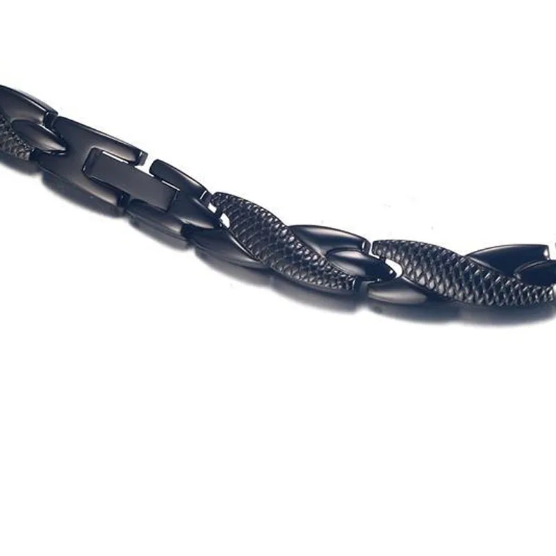 Health Energy Cross Stainless Steel Magnetic Necklace Men Gold-color Chain Link Necklaces for Women Jewelry | Украшения и