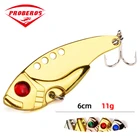 PRO BEROS 3D EyesMetal Vib лезвие Тонущая приманка вибрации приманки 11g 6 см искусственные Vibe для бас судак рыбалка в двух вариантах: