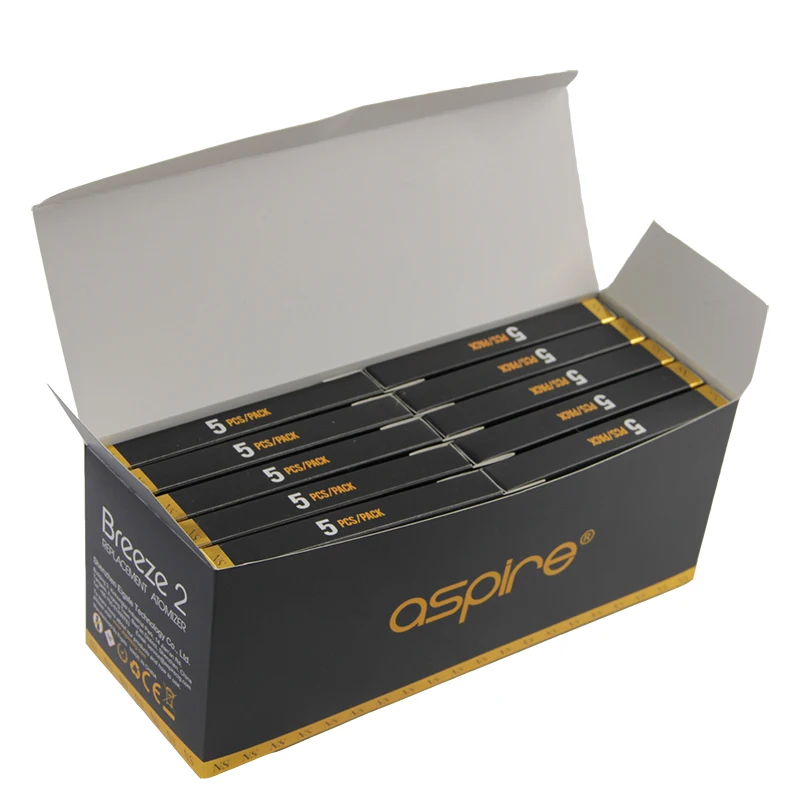 

10/5PCS Original Aspire Breeze 2 Atomizer Coil Head 0.6ohm 1.0ohm U-tech Coil E Cigarette Coil Evaporator for Breeze 2 AIO Kit