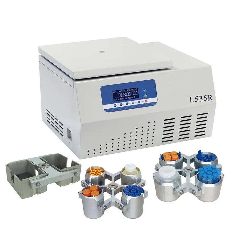 

L535R Refrigerated Centrifuge Machine Large Capacity Medical Laboratory Equipment Automatic Centrifuga 4x750ml Volume