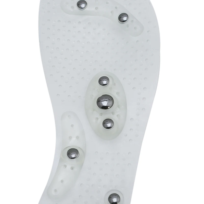 

Gel Insole 1Pair Non-Slip Transparent Blue Shoe Pad Magnet Therapy Fatigue Remove Elastic Relaxation Massage Comfort Health Care