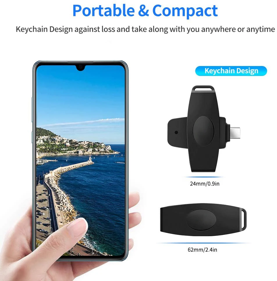Rocketek USB C считыватель смарт карт типа c ID/Bank/sim cloner CAC адаптер для телефонов Android MacBook