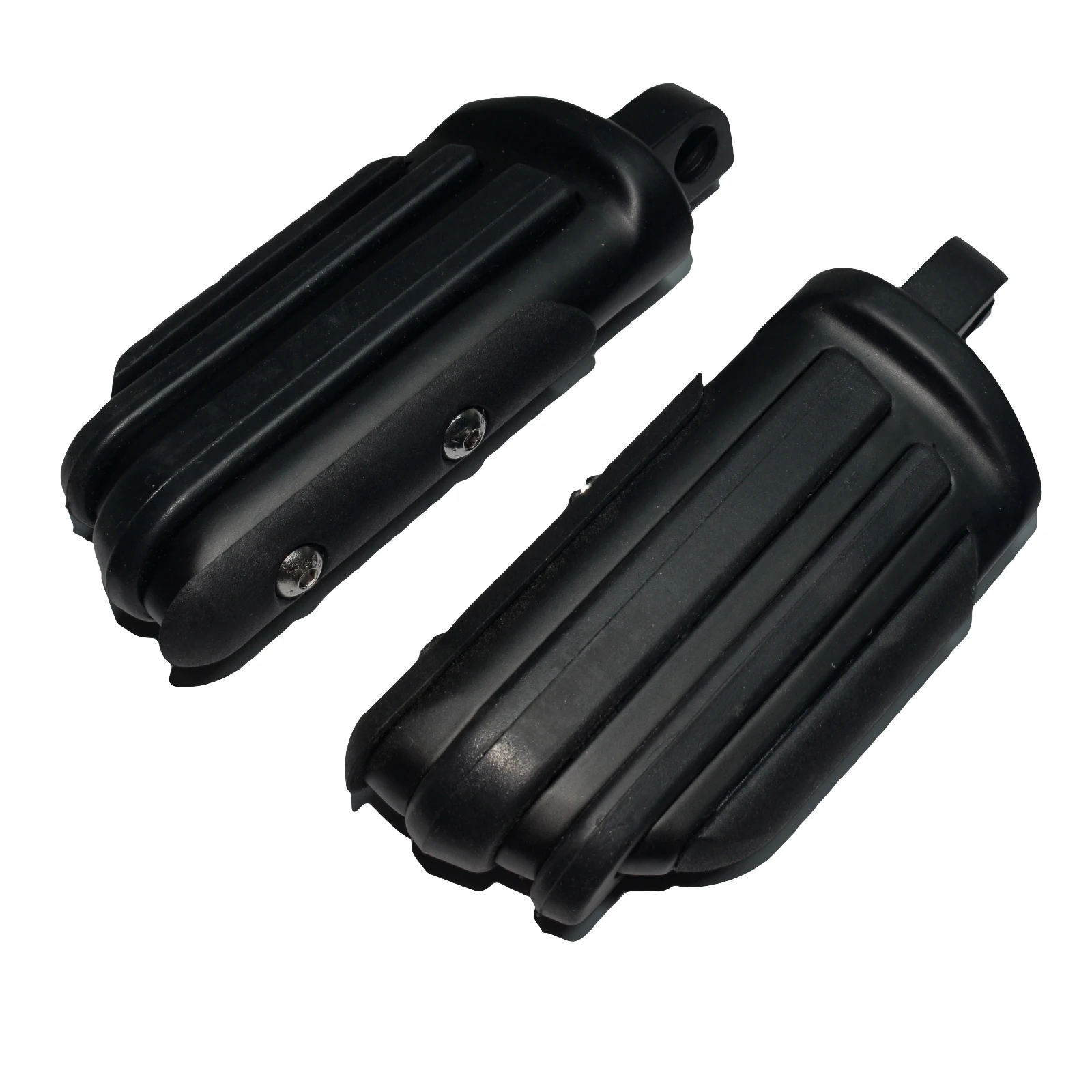 Male Mount Motorcycle Rubber Footrest Footpegs Floorboard For Harley Iron XL 883 1200 Street 750 500 Touring Custom Dyna Softail