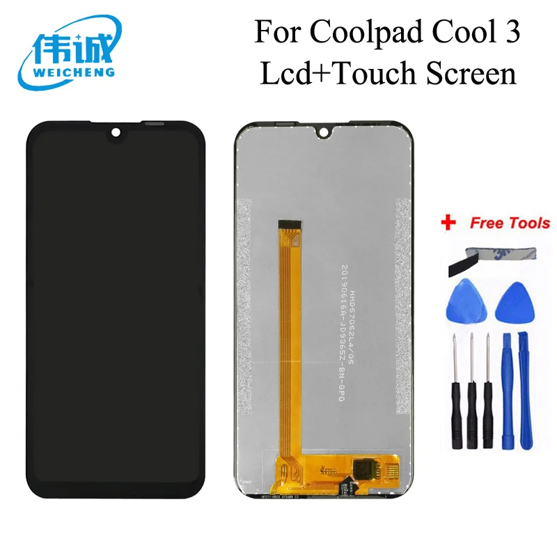Для Coolpad Cool 3 ЖК-дисплей + сенсорный экран 5 71 ''дигитайзер в сборе для