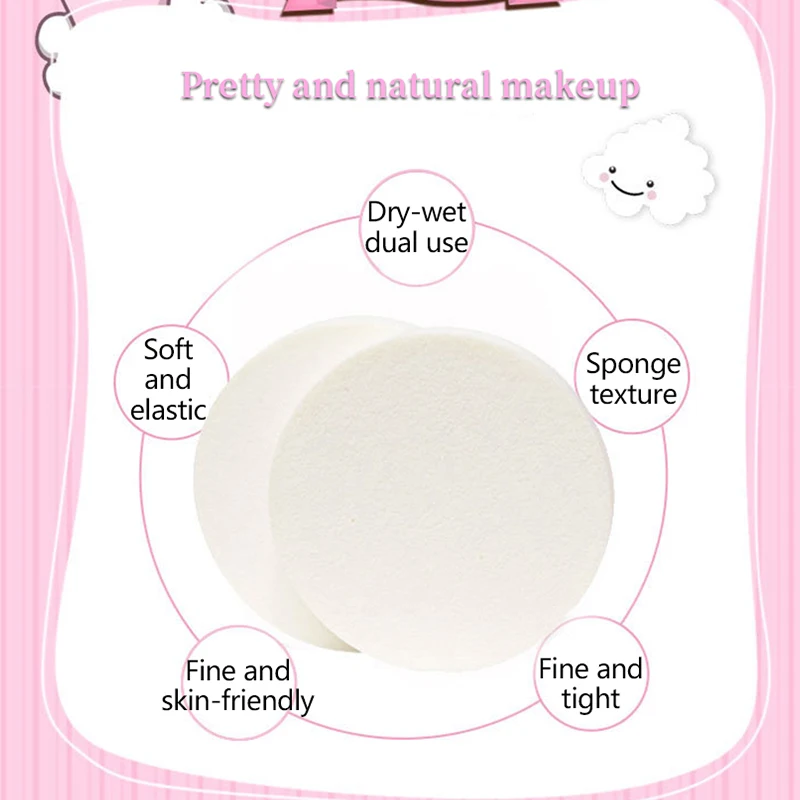 Губка косметическая пуховка пудра гладкая для женщин леди макияж основа губка