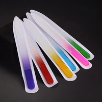4pcs nail files 9cm durable crystal glass file high quality buffer manicure tools device nail art decorations tool dropship