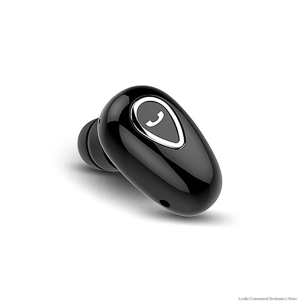 Black Мини Bluetooth наушники беспроводные наушники-вкладыши мини спортивные невидимые стерео эргономичный дизайн для спорта на открытом воздухе автомобиля вождения телефона спорта - Цвет: Black