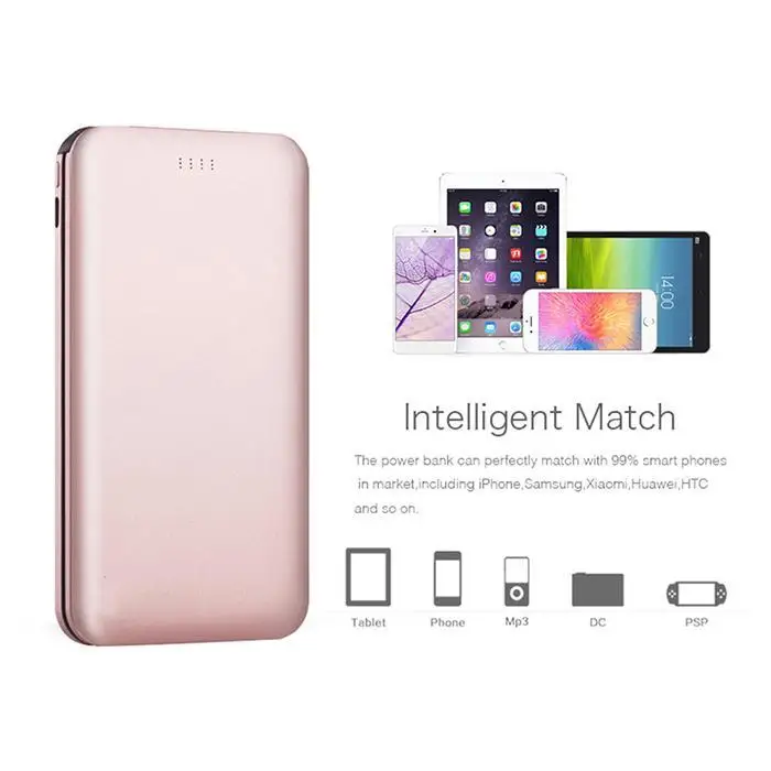 3 USB mi ni power Bank мобильный телефон 10000 мАч портативное зарядное устройство Внешняя батарея power bank Poverbank для samsung iPhone X Xiaomi mi