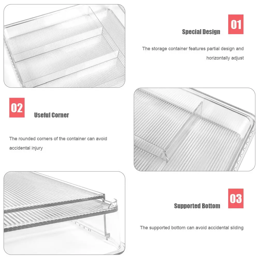 Регулируемый ящик для хранения ящика ежедневный органайзер предметов первой