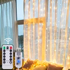Гирлянсветильник-занавеска с USB-разъемом, Рождественский декоративный шнурок для дома, праздника, Новогодняя лампа