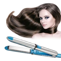 new 450f pro hair straightening iron stainless steel 14 titanium hair straightener professional flat iron fast electric salon